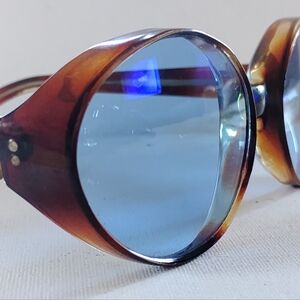 Vintage Large Faux Tortoise Unisex  Sunglass NOS  ITALY